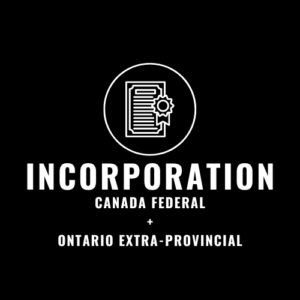 Federal incorporation and Ontario